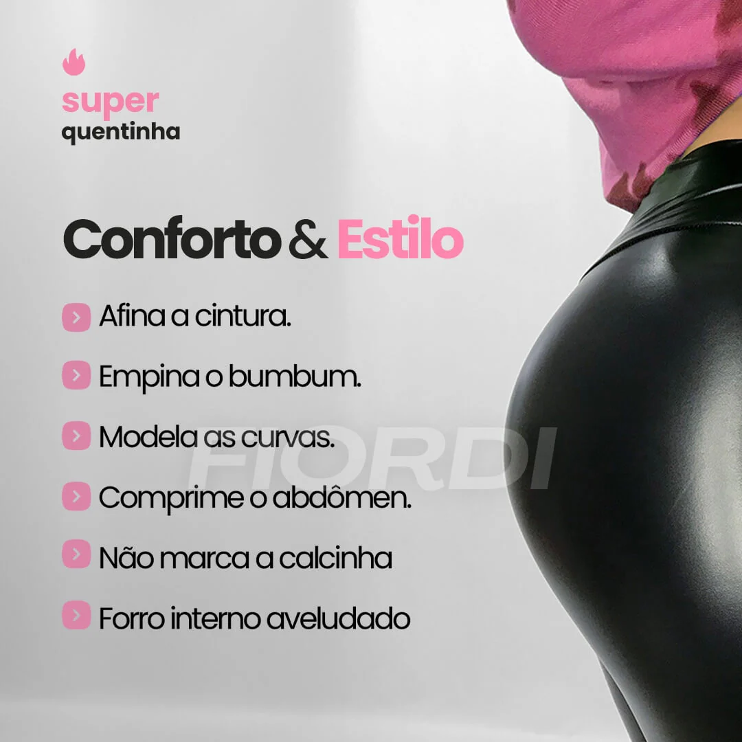 Calça de Couro Aveludada - HotLeg™ [COMPRE 1 LEVE 2] + Brinde Exclusivo - Image 3