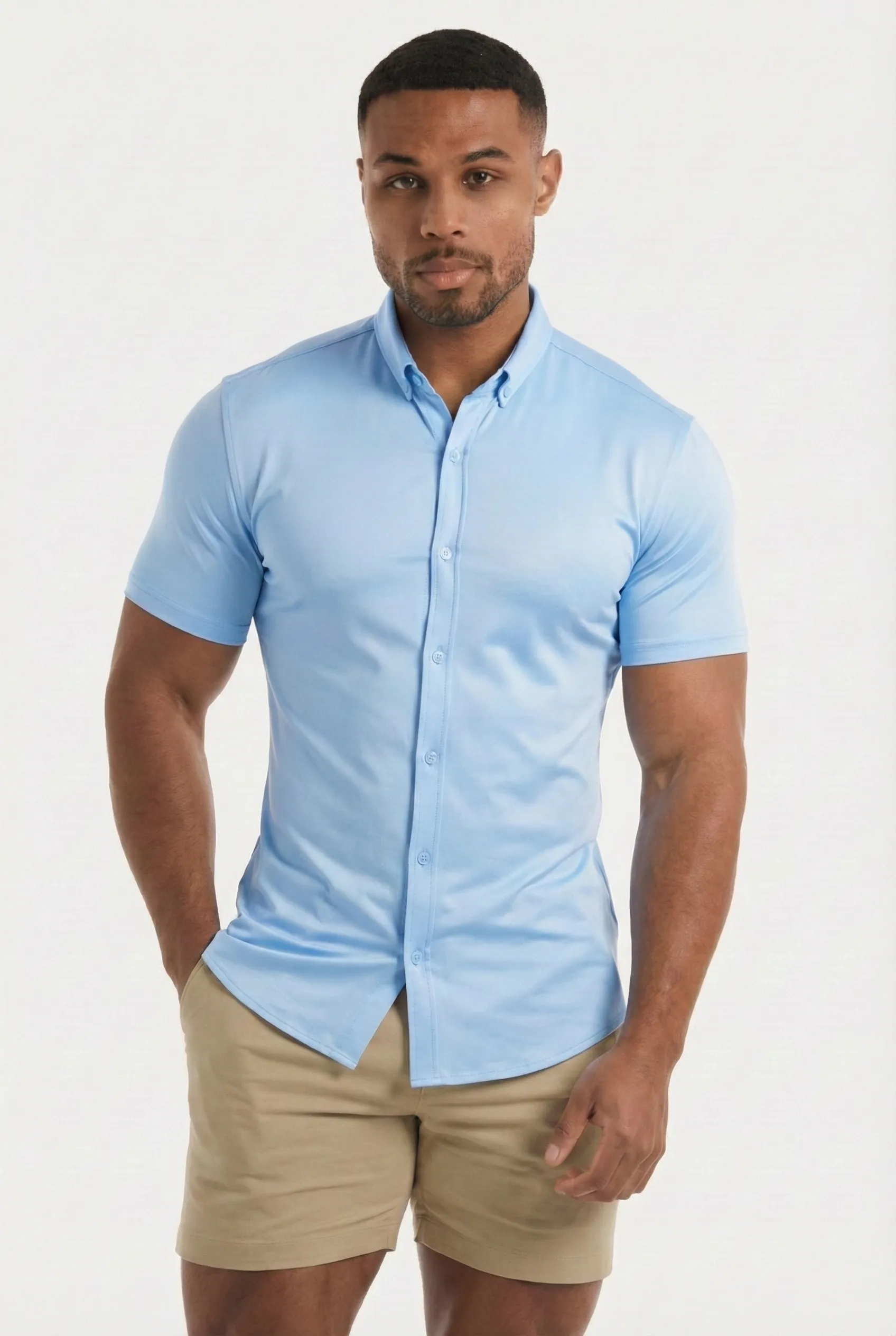 Camisa Social EvoTech™ - Manga Curta - Image 18