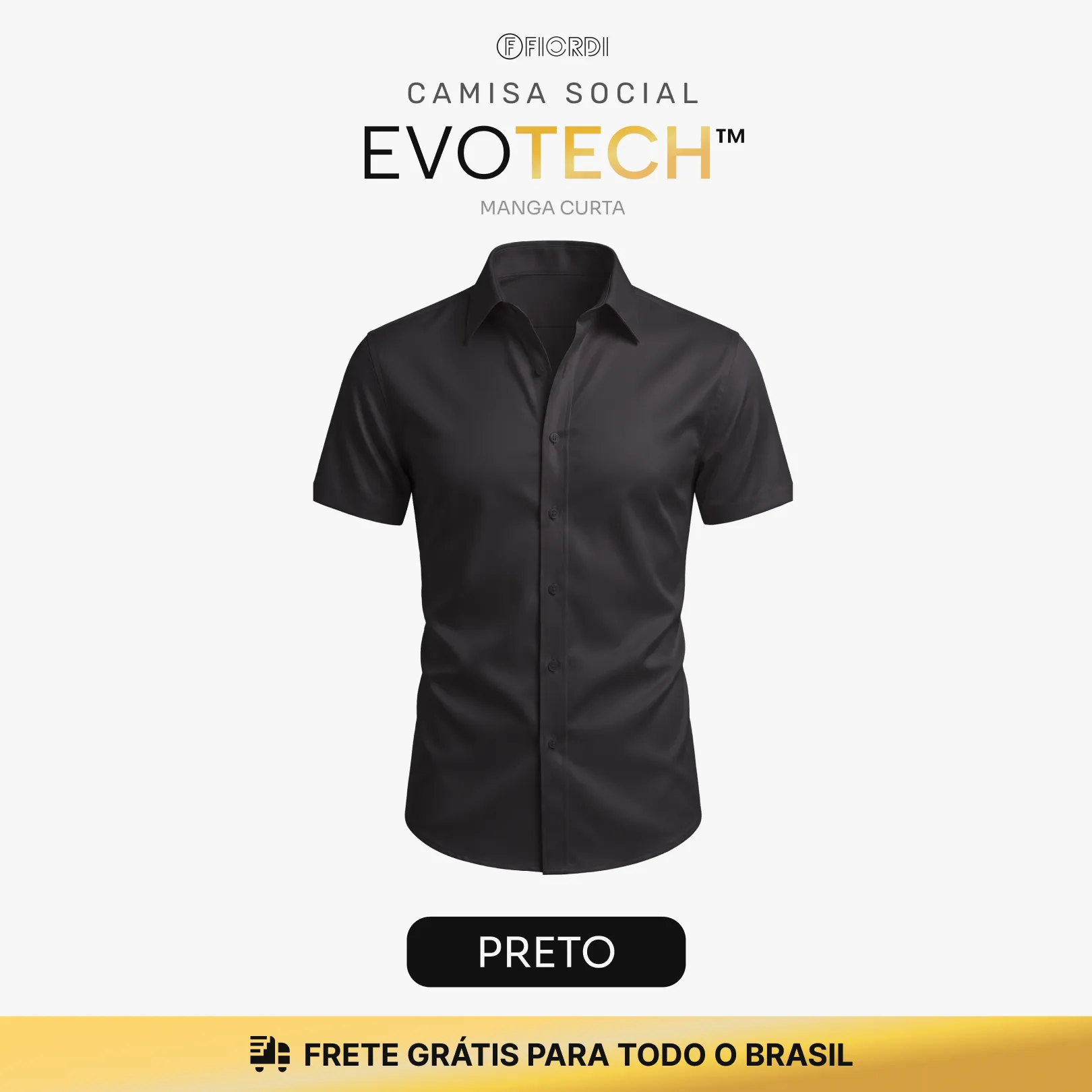 Camisa Social EvoTech™ - Manga Curta - Image 33