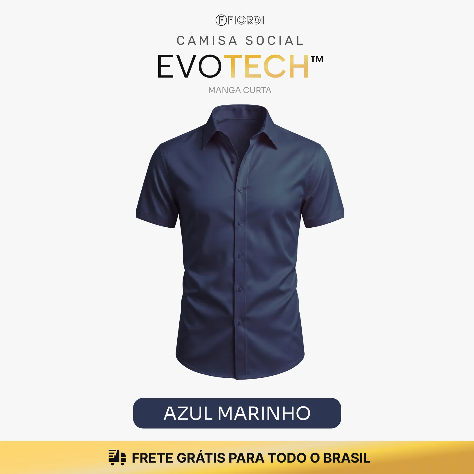 Camisa Social EvoTech™ - Manga Curta - Image 35