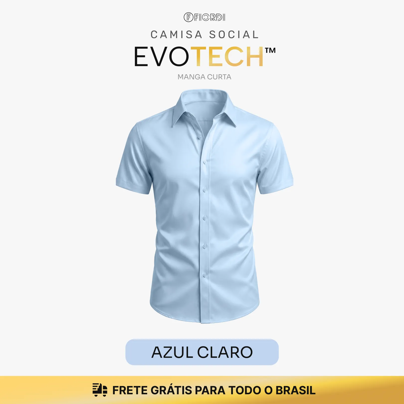 Camisa Social EvoTech™ - Manga Curta - Image 36