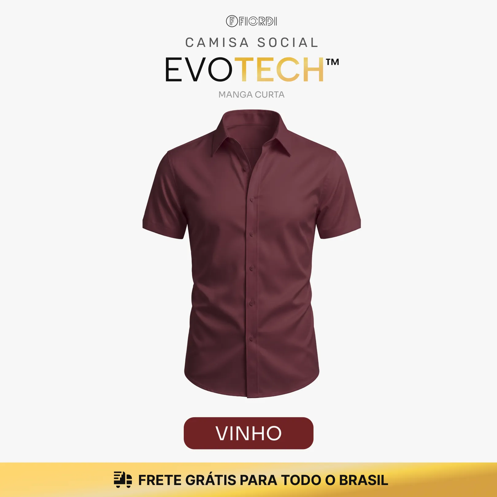 Camisa Social EvoTech™ - Manga Curta - Image 37