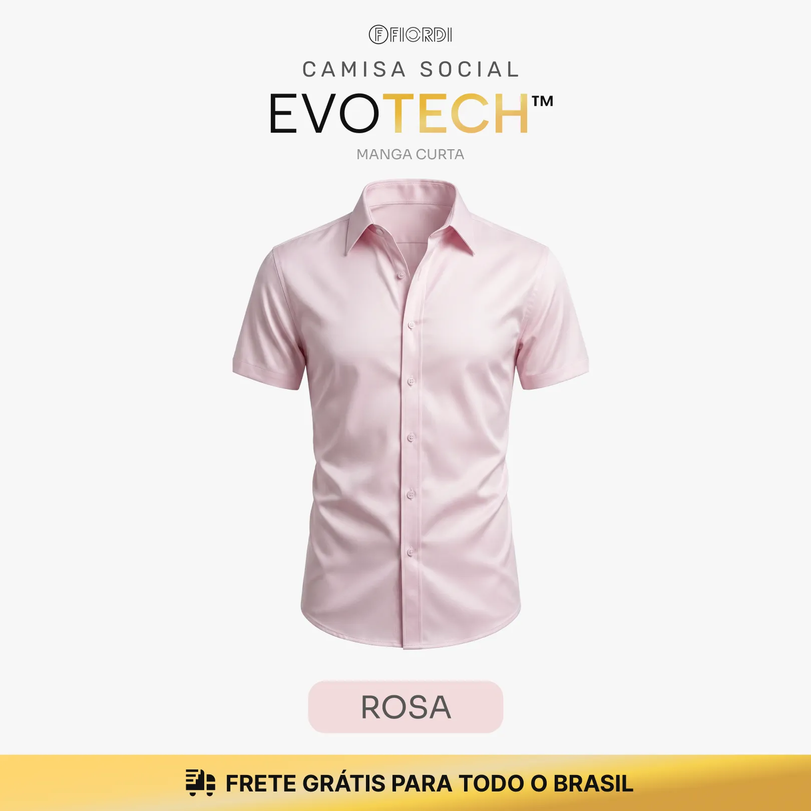 Camisa Social EvoTech™ - Manga Curta - Image 38