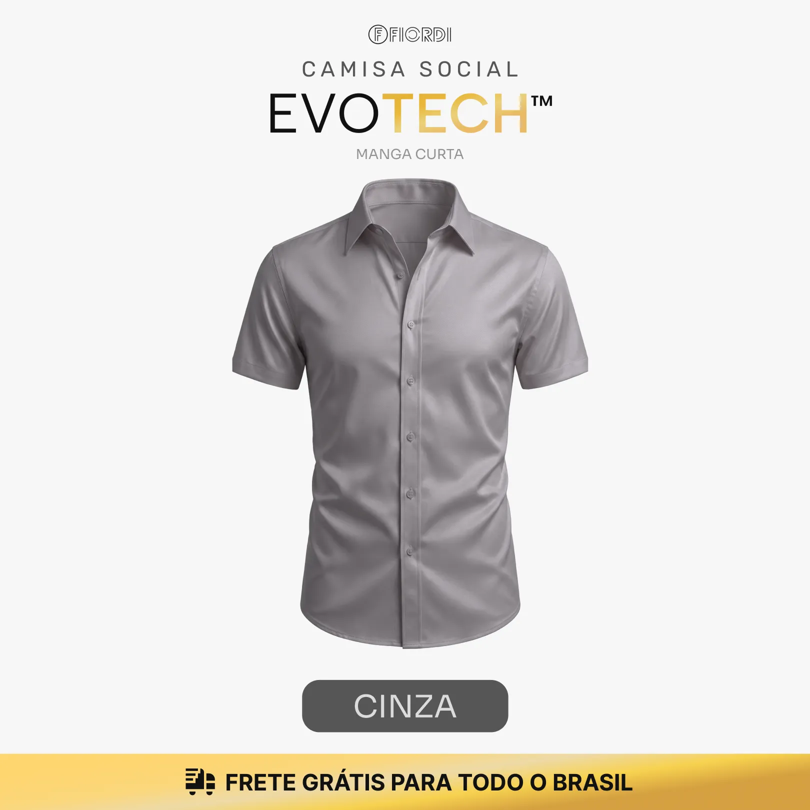 Camisa Social EvoTech™ - Manga Curta - Image 39