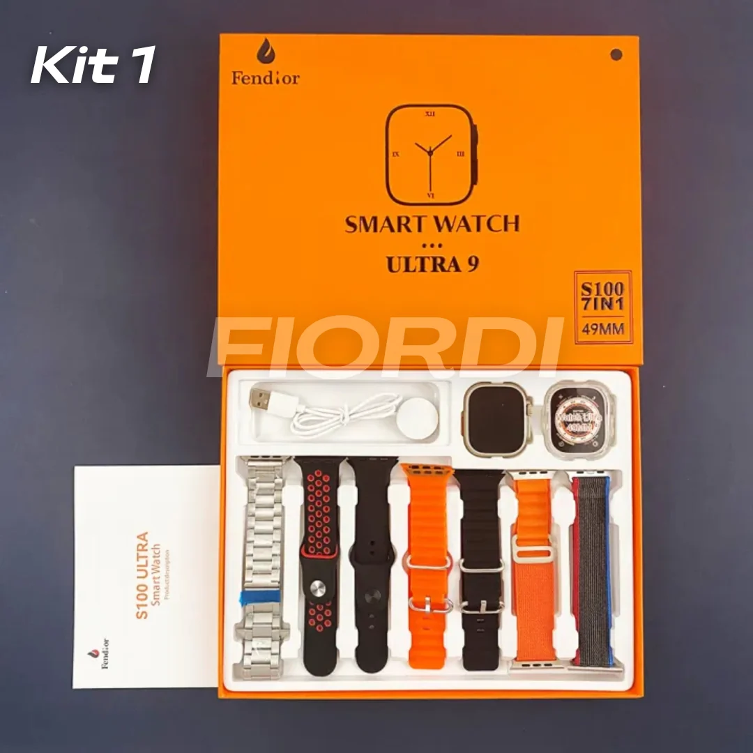 SmartWatch - Serie 9 Ultra™ [Brindes: 7 Pulseiras + Case] - Image 9